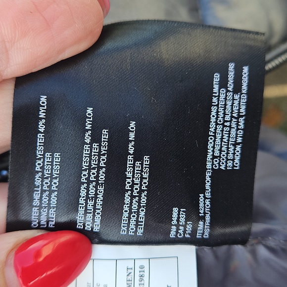 Bernardo Jacket Womens XXL Packable Puffer Quilted Hood Coat Grey Silver - Picture 10 of 15